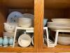 Mid-Century Style Dinnerware with Pinecone Motif