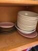 Dinner and Drinkware Cabinet Lot - 7