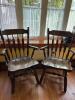 Windsor-Style Wooden Armchairs