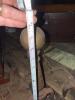 Pair of Brass Ball Top Andirons - 7