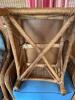 Pair of Wicker Lounge Chairs with Ottoman - 16