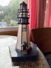 Stained Glass Lighthouse Table Lamp