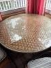 Wicker-Style Patio Arm Chairs and Table - 3