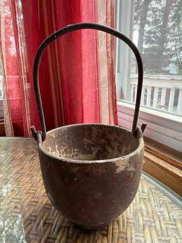 Vintage Mini Cast Iron Cauldron
