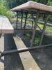 Lifetime Picnic Table with Attached Benches and Umbrella - 3
