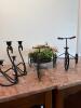 Four Piece Metal Decor Lot