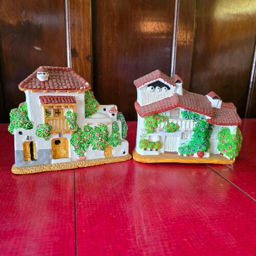 Spanish Ceramic Wall Plaques, 4.5 in.