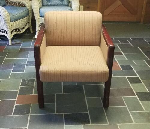 Wood Frame Armchair in MCM Style