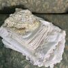 Handmade Crochet Lace and Assorted Embroidered Linen Lot