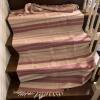 Southwestern Striped Pink and White Woven Rug