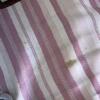 Southwestern Striped Pink and White Woven Rug - 4