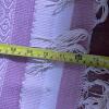 Southwestern Striped Pink and White Woven Rug - 5