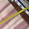 Southwestern Striped Pink and White Woven Rug - 6