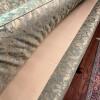 Floral Upholstered Rolled Arm Sofa With Cabriole Legs - 3