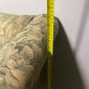 Floral Upholstered Rolled Arm Sofa With Cabriole Legs - 5