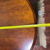 Oval Drop Leaf Wooden Coffee Table With Cabriole Legs - 4