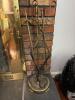 Brass Fireplace Tool Set with Stand