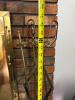 Brass Fireplace Tool Set with Stand - 4