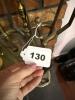 Brass Fireplace Tool Set with Stand - 5