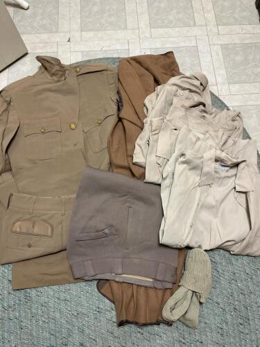 WWII U.S. Army Uniform Lot