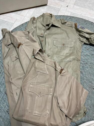 Trio of U.S. Army Uniform Shirts