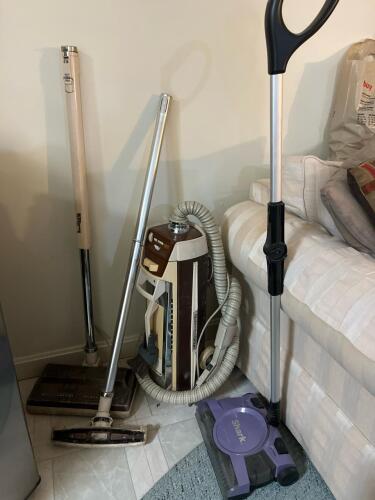 Electrolux Canister Vacuum with Power Nozzle and SHARK Cordless