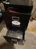 Black Two-Drawer Metal File Cabinet with Key - 2