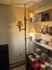 Amber Glass Pole Tension Lamp with Three Lights - 6