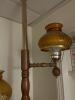 Amber Glass Pole Tension Lamp with Three Lights - 7