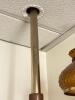 Amber Glass Pole Tension Lamp with Three Lights - 8