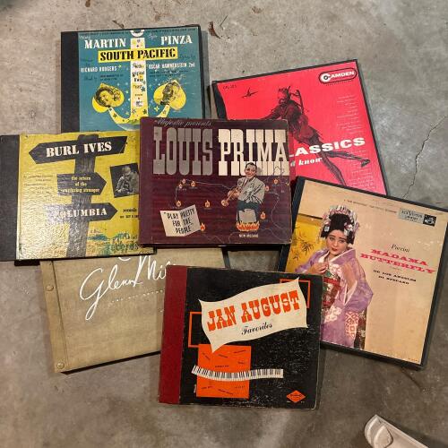 Vintage Vinyl Record Box Set Albums