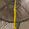 Pair of Round Glass Top Patio Tables - 6