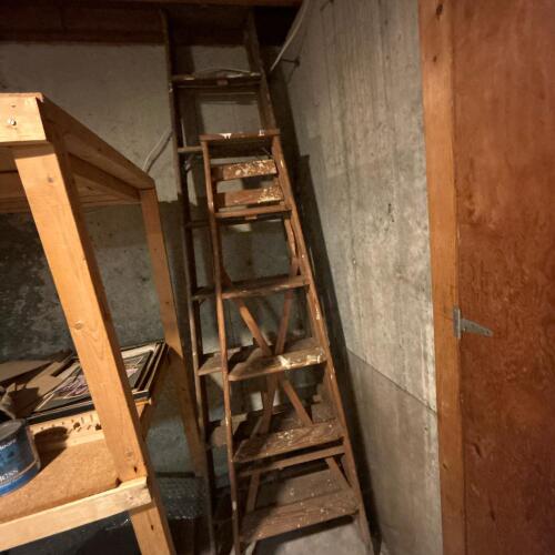 Pair of Vintage Wooden Step Ladders