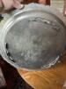 Twelve Japanese Silver-Tone Goblets with Ornate Tray - 9