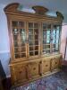 Thomasville Oak Cabinet Hutch