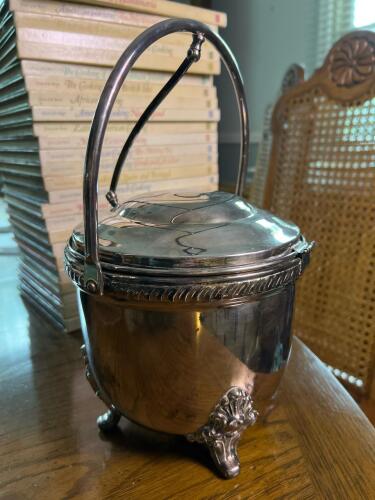 Poole Silverplate Ice Bucket with Liner