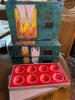 12 Salzburg Cristal Flandre Crystal Glasses and Crystal Napkin Rings