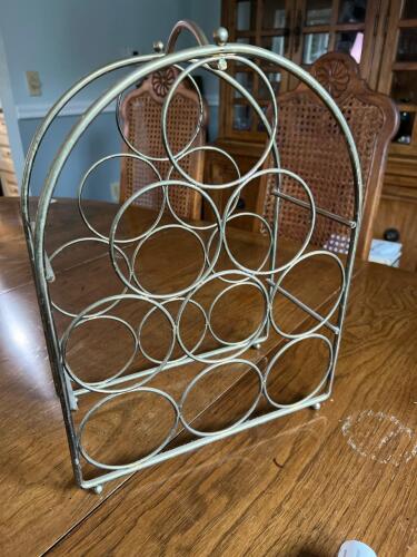 Brass Wine Bottle Holder