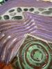 Signed Abstract Ceramic Wall Art Panel - 6