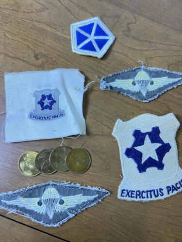 Military Patches and Guardian Angel Pocket Tokens