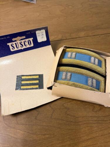Pair Military Shoulder Boards and SUSCO Patch