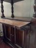 Dark Wood Cabinet Bookcase with Turned Columns #1 - 11