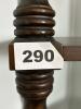 Dark Wood Cabinet Bookcase with Turned Columns #2 - 11