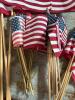 Lot of Small and Medium US Stick Flags - 3
