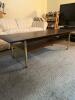 Mid Century Modern Coffee Table on Casters