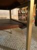 Mid Century Modern Coffee Table on Casters - 4