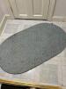 Small Oval 40"L x 23"W Braided Area Rug - 3