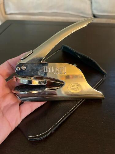 New Hampshire Notary Seal Embosser with Case