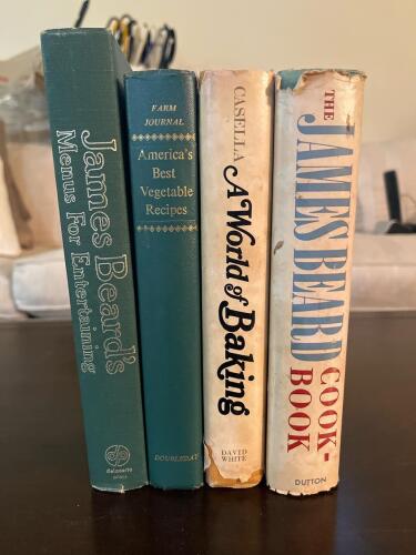 Four Vintage Cookbooks including James Beard
