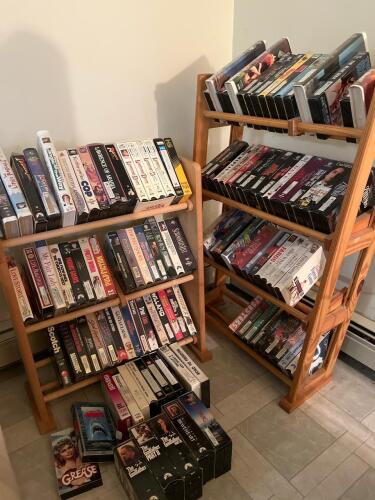 Large Collection of VHS Movie Tapes